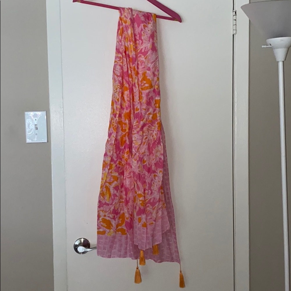 Lilly Pulitzer tassel scarf